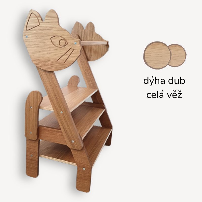 Učicí věž 2v1 Kočka