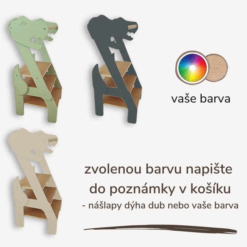 Učicí věž 2v1 Dinosaurus