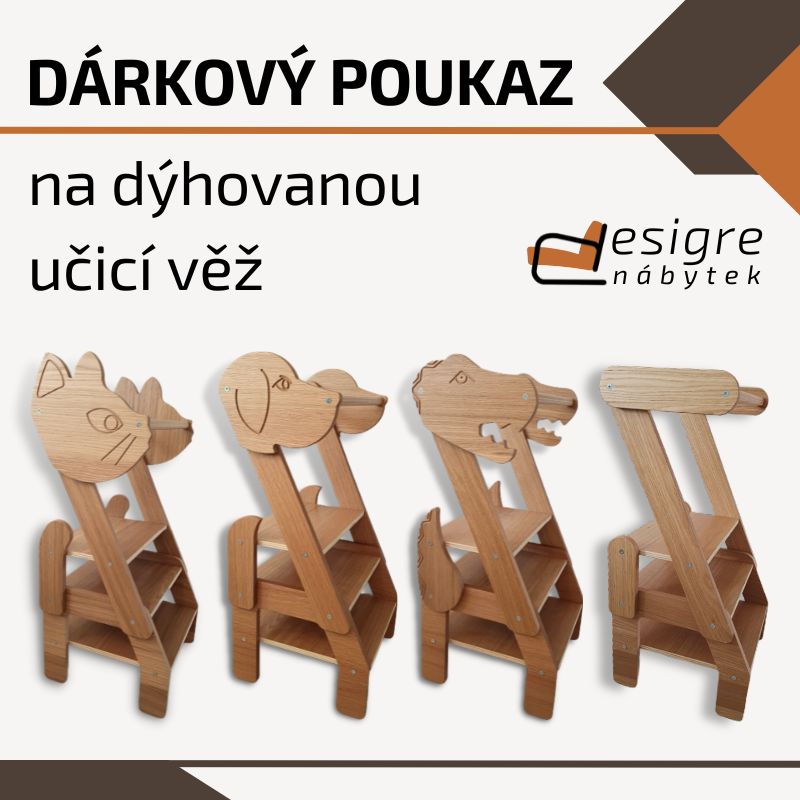 Dárkový poukaz na učicí věž (dýha)