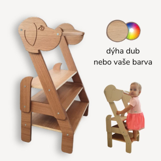 Učicí věž pro dvojčata 2v1 Pes